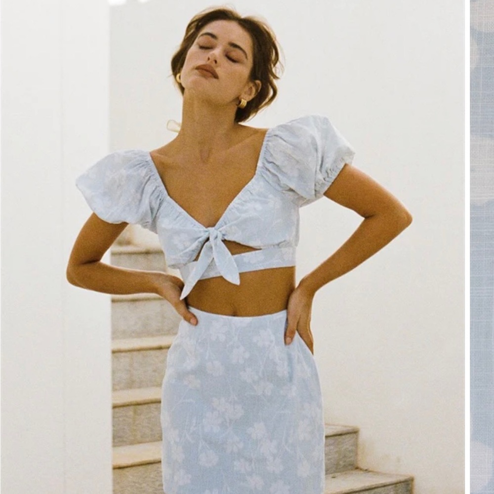 Sabo Skirt Eve Puff Top & Skirt Set